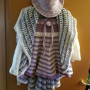 Three piece crochet set